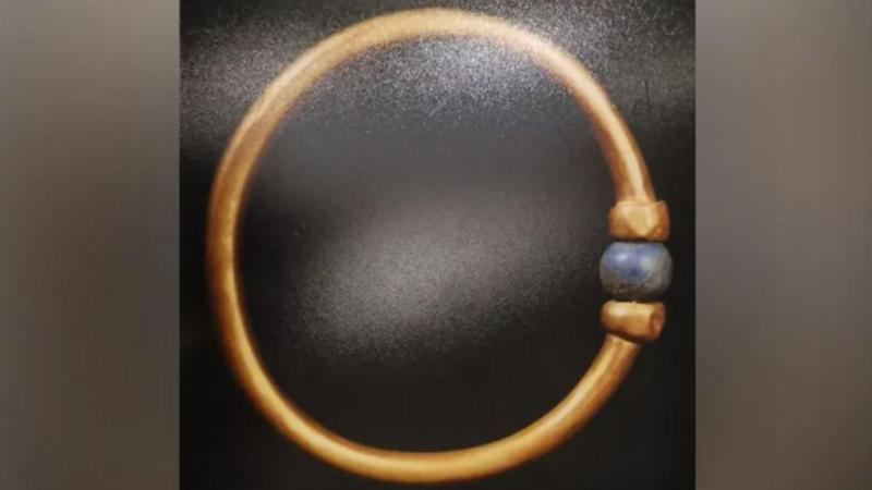 Kaybolan firavun bileziği çalınıp eritildi