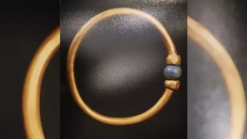 3 bin yıllık firavun bileziği eritildi