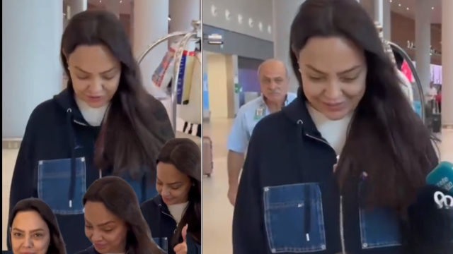 Havaalanında makyajsız Ebru Gündeş gündem oldu