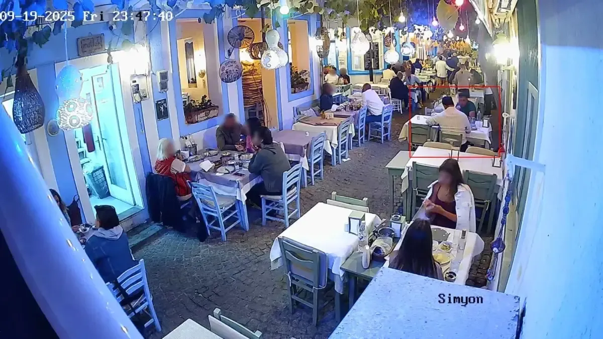 Bozcaada’da 8 bin liralık hesabı ödemeden kaçtılar