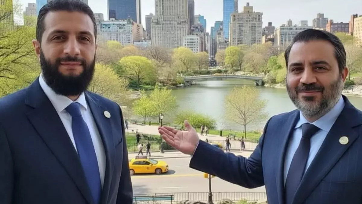 Ahmed Şara’dan tarihi BM Konuşması Öncesi Manidar Kare