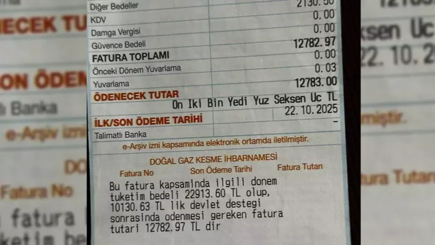 Tekirdağ’da İki Kişilik Aileye 22 Bin Liralık Fatura