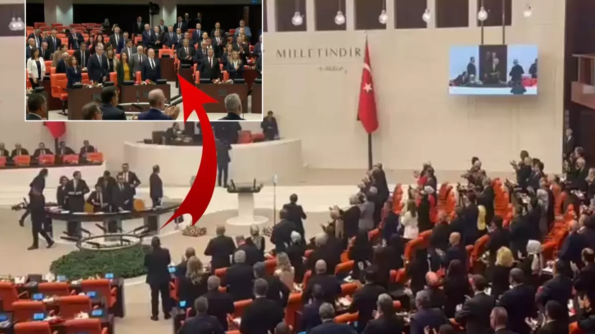 Erdoğan, Meclis açılışında DEM ve İYİ Parti Tarafından Ayakta Karşılandı