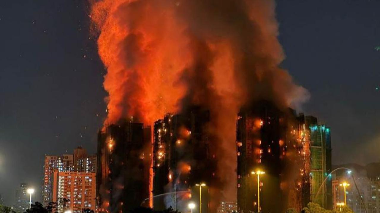 Hong Kong&#039;daki yangın: Ölü sayısı 128&#039;e yükseldi