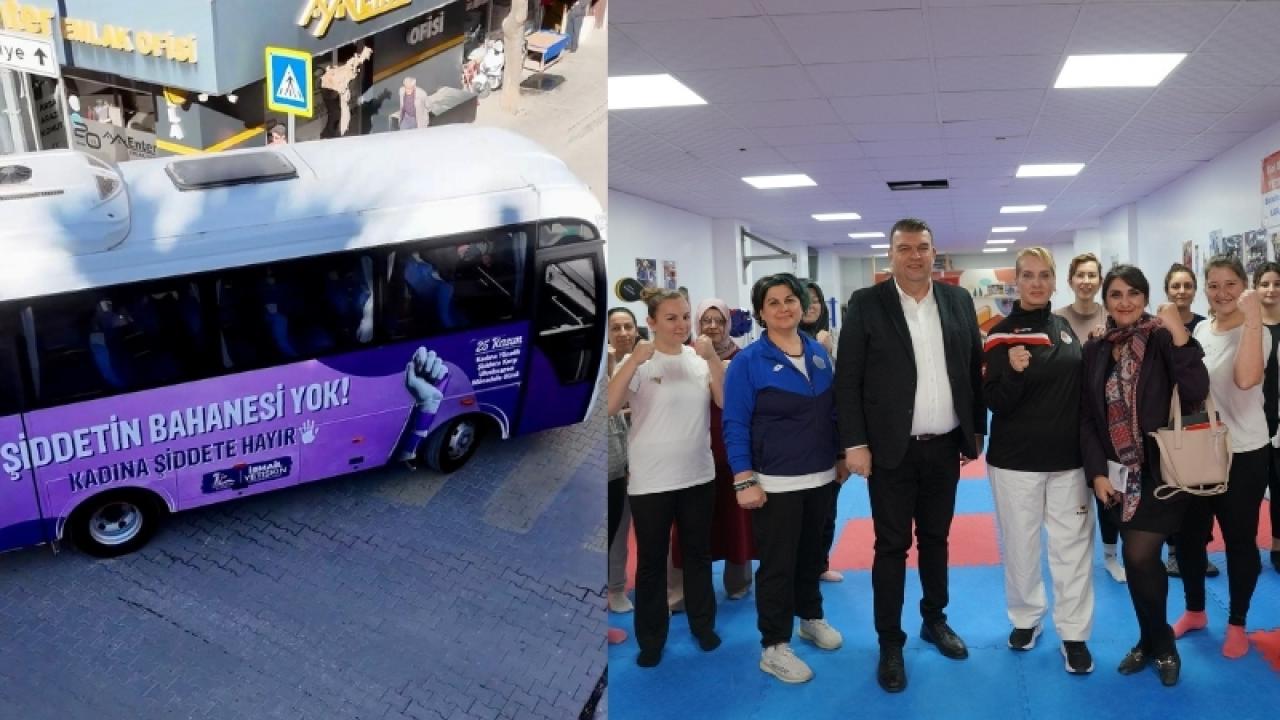 Seferihisahar&#039;da kadına yönelik şiddete karşı direniş sokaklarda