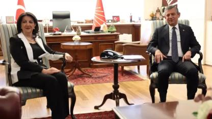 CHP-DEM Parti görüşmesi sonrası Özgür Özel'den Leyla Zana açıklaması geldi