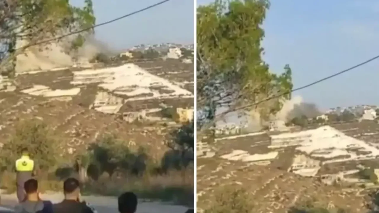 İsrail, harita paylaşıp &quot;vuracağız&quot; dediği Lübnan&#039;a saldırdı!