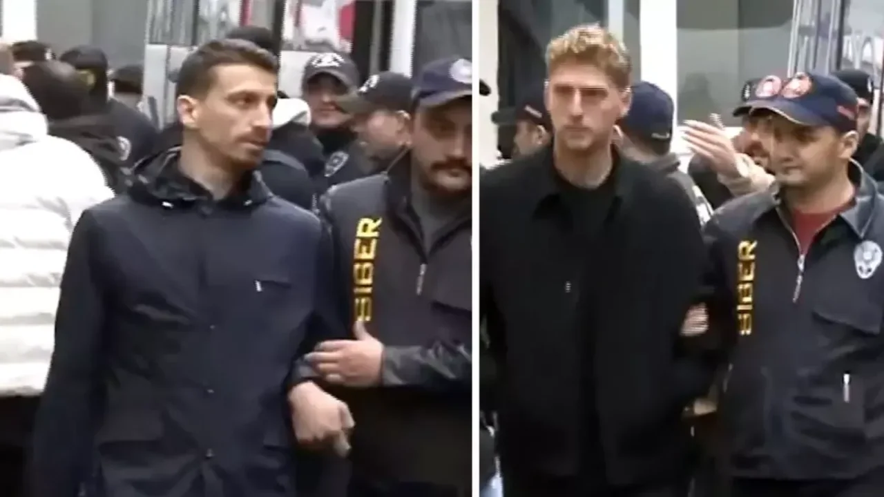 Mert Hakan ve Metehan&#039;ın adliyeye sevk edildiği anlar