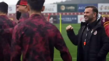 Okan Buruk'tan antrenmana damga vuran hareket