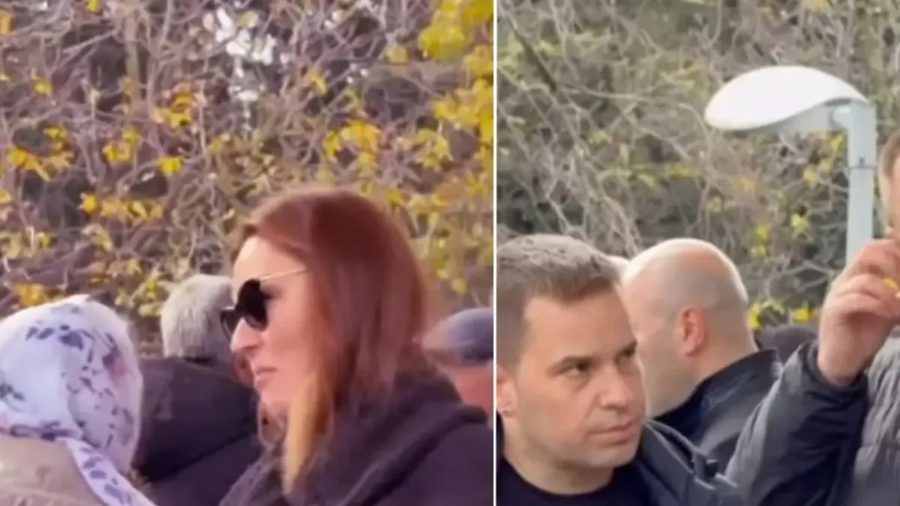 Pınar Altuğ'un o hareketi gözlerden kaçmadı! Cenazede tepki çeken görüntüler