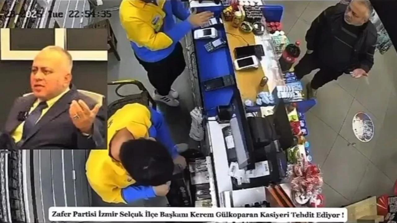 Siyasi parti ilçe başkanından kasiyere tehdit