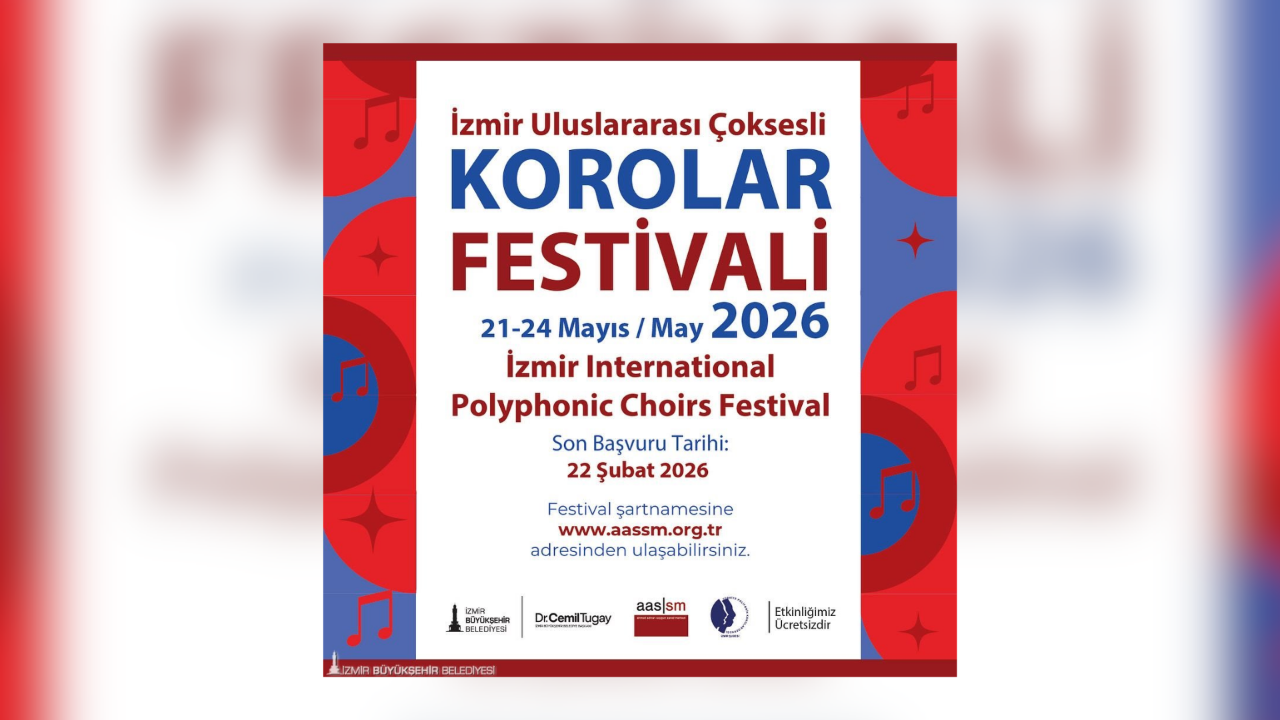 5. İzmir Uluslararası Çoksesli Korolar Festivali İçin Başvurular Başladı
