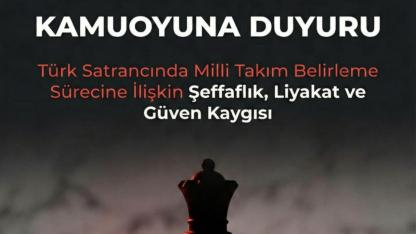 Kamuoyu Bilgilendirmesi: Türk Satrancında Skandal Uygulama