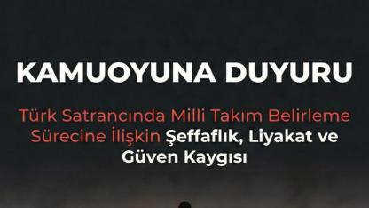 Kamuoyu Bilgilendirmesi: Türk Satrancında Skandal Uygulama