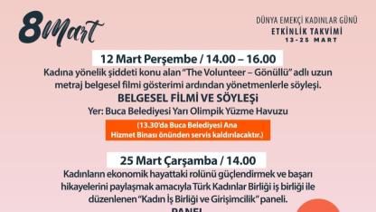 Buca’da Emekçi Kadınlar Günü Etkinlikleri Başlıyor