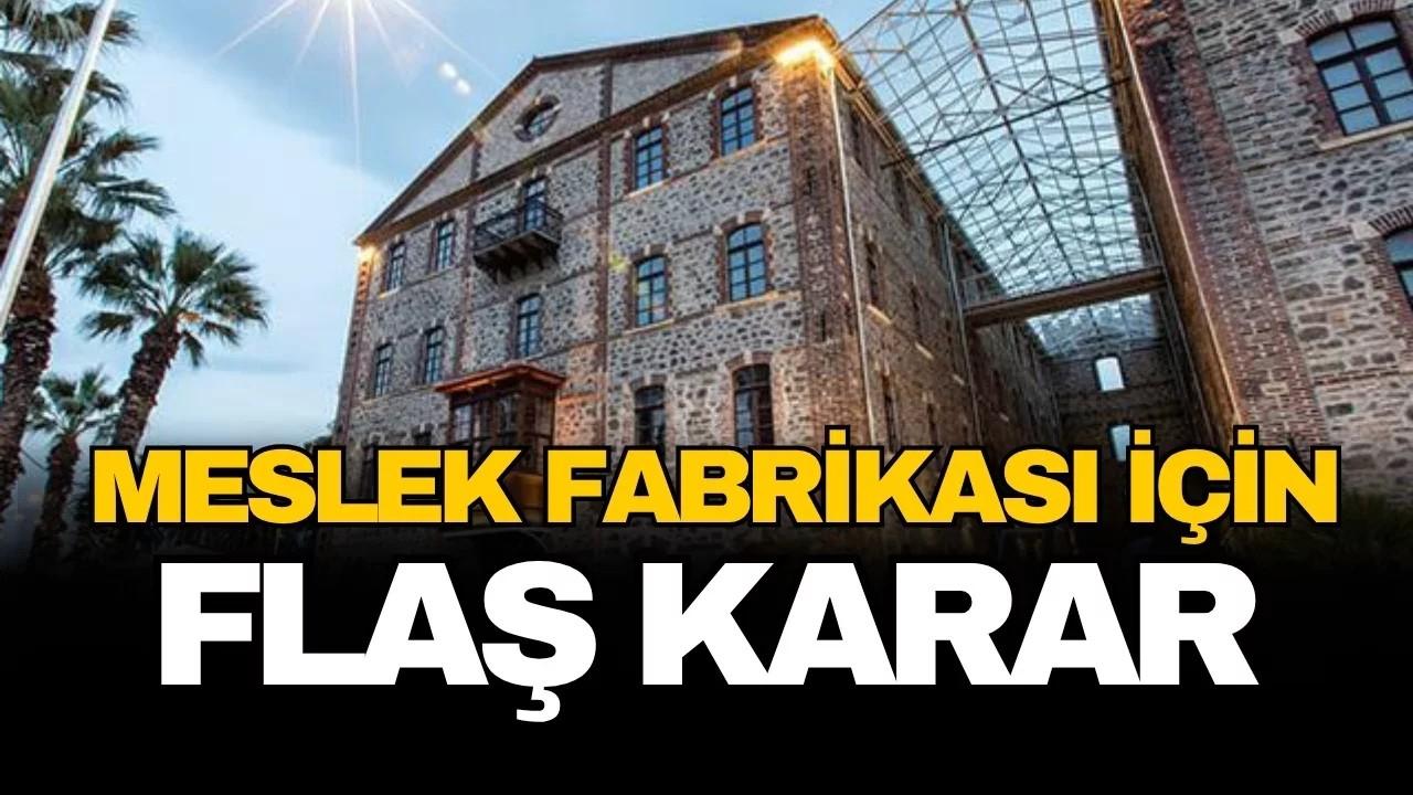 İzmir’de Meslek Fabrikası’nda tahliye başladı: Polis eşliğinde eşyalar toplanıyor