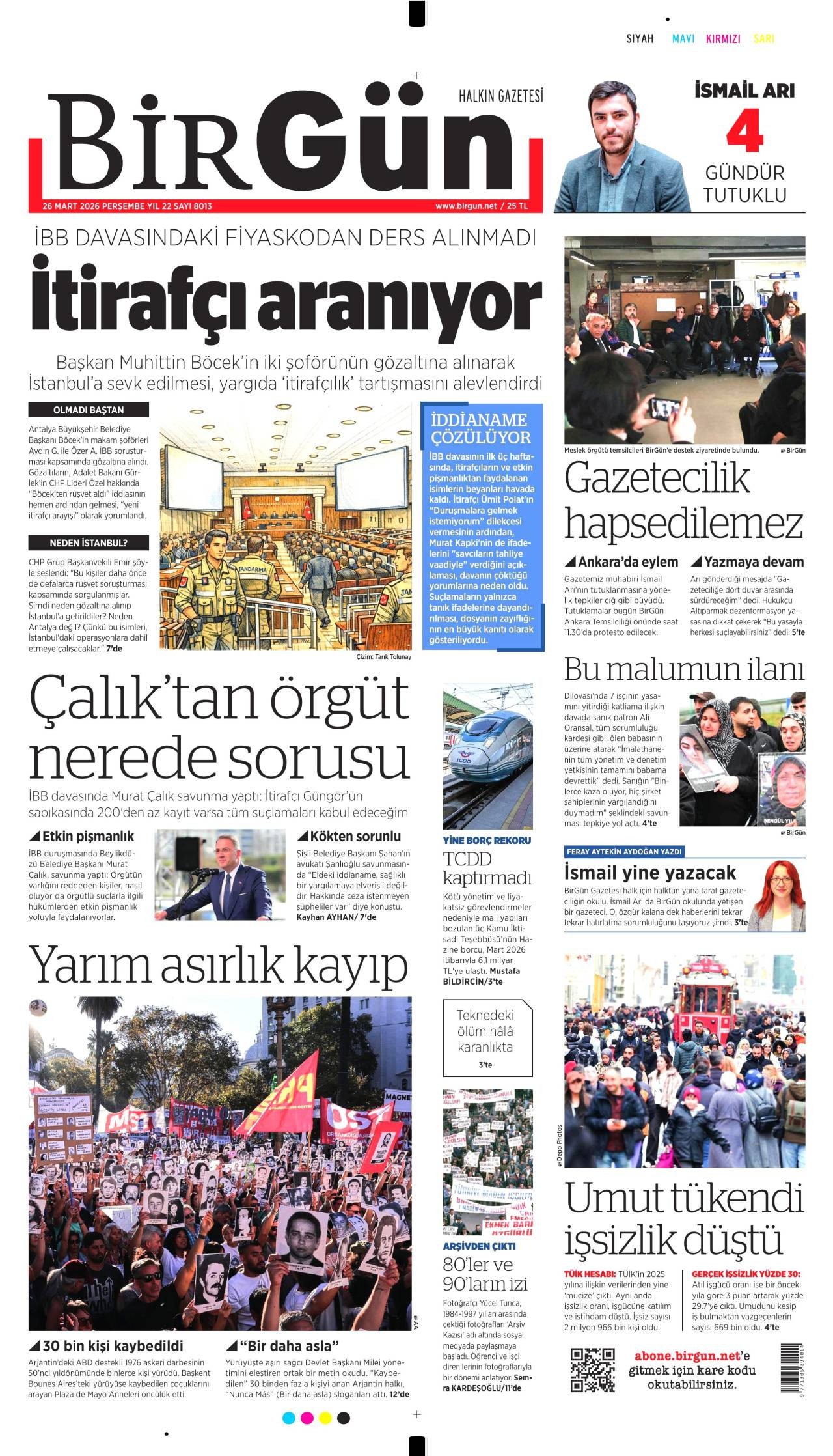 Birgün Gazetesi Gazete Manşeti