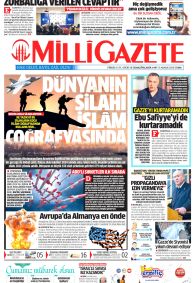 MİLLİ GAZETE Gazete Manşeti