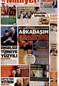 MİLLİYET Gazete Manşeti
