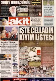 YENİ AKİT Gazete Manşeti