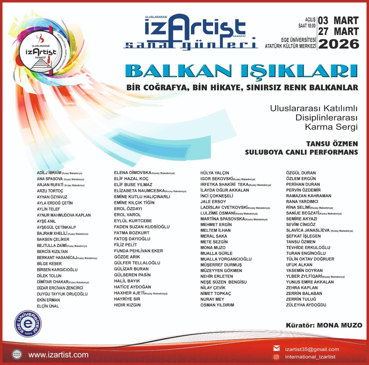 BALKAN IŞIKLARI 03 – 27 Mart | AKM Konak