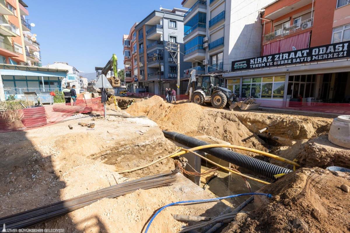 Kiraz’da Taşkınlara Karşı Dev Hamle: 100 Milyon Liralık Altyapı Yatırımı Başladı