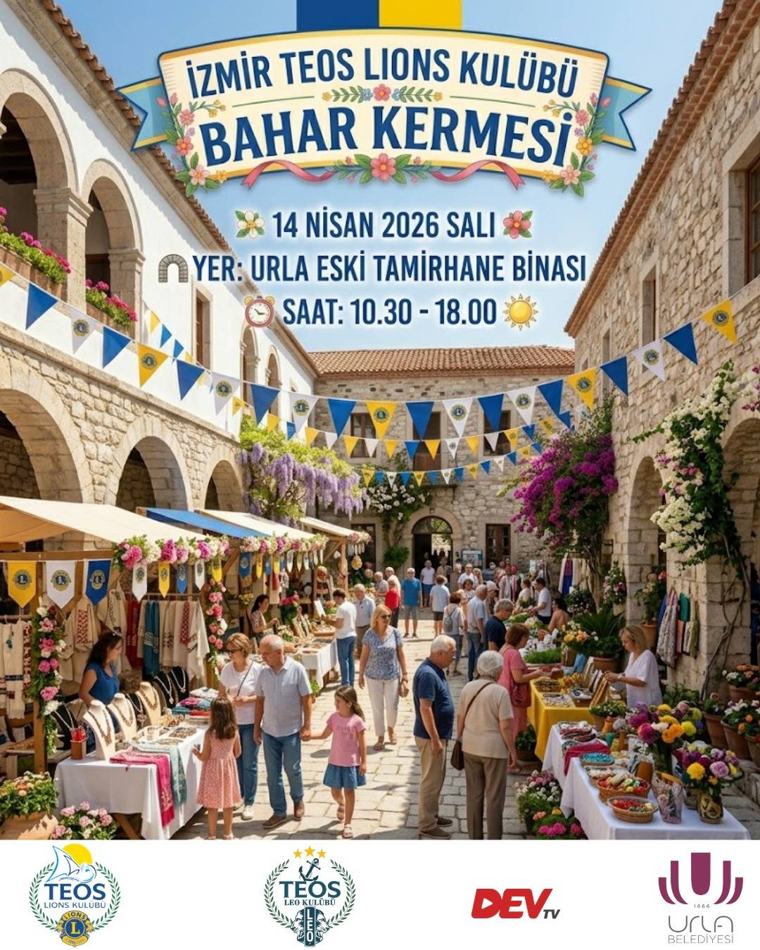 Urla’da Bahar Kermesi düzenleniyor