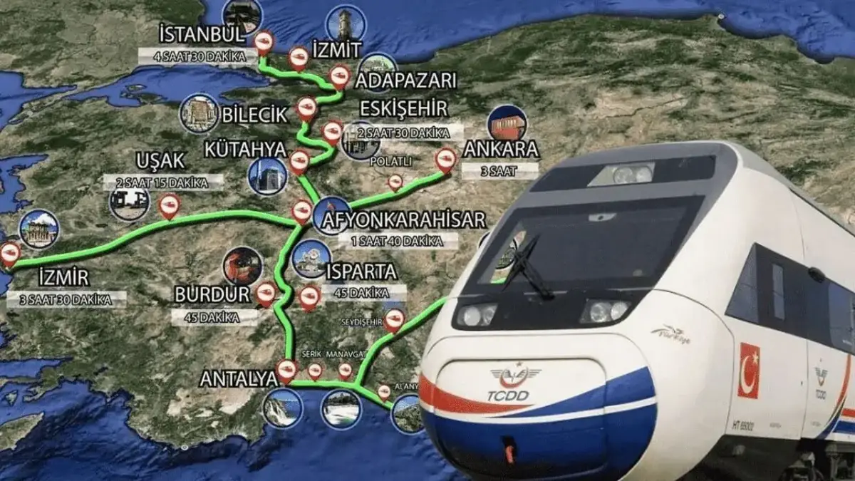Ankara-İzmir Yüksek Hızlı Tren Hattında Çalışmalar Hızla Devam Ediyor: Seyahat Süresi Rekor Kıracak
