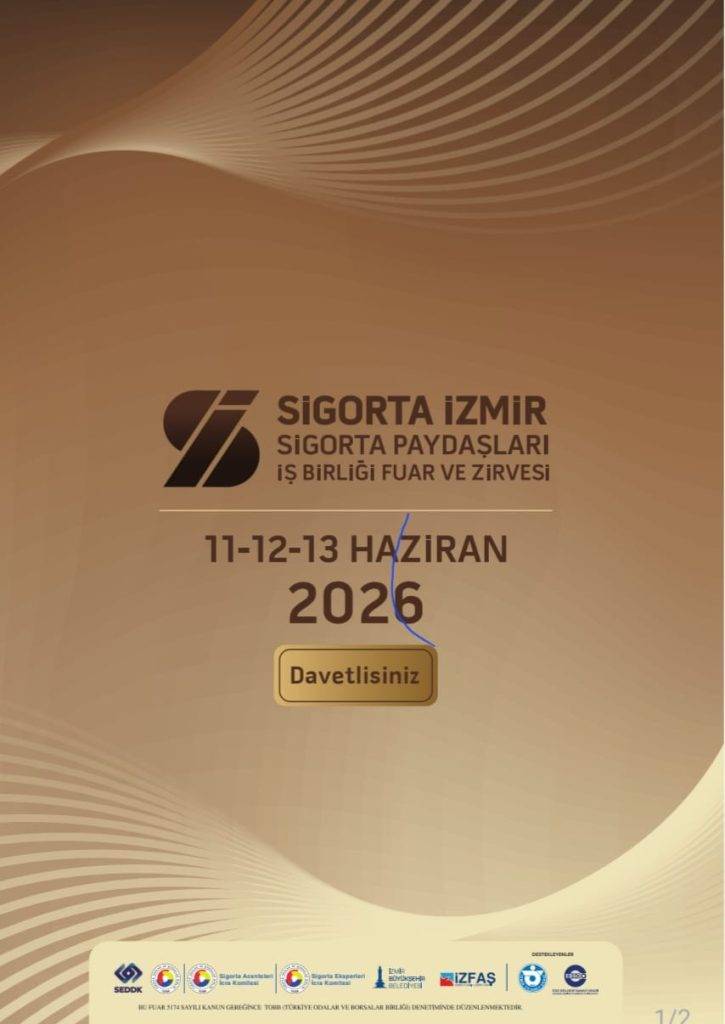 Sigorta Sektörünün Kalbi İzmir’de Atacak: 11-13 Haziran’da Dev Zirve